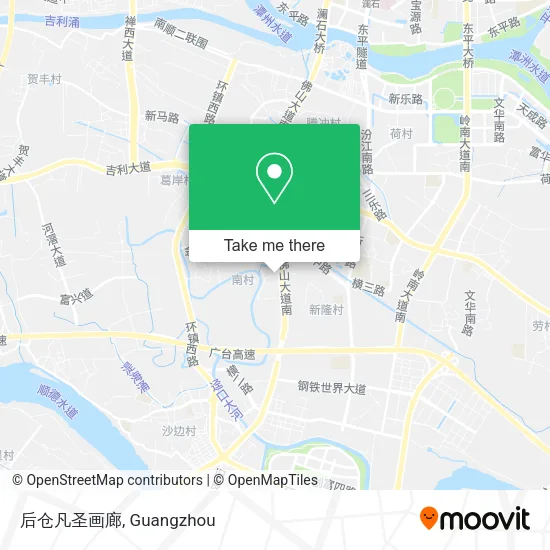 后仓凡圣画廊 map