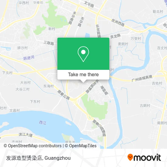 发源造型烫染店 map