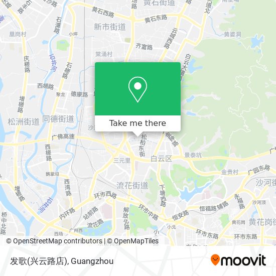 发歌(兴云路店) map