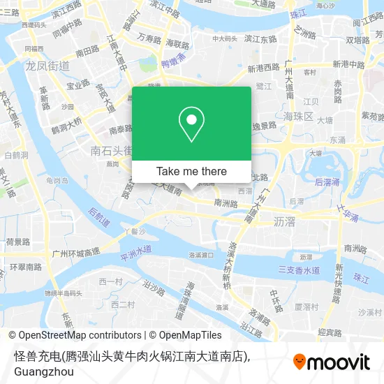 怪兽充电(腾强汕头黄牛肉火锅江南大道南店) map