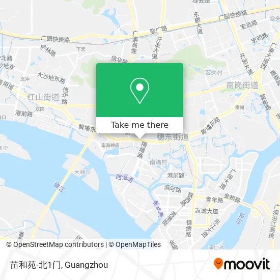 苗和苑-北1门 map