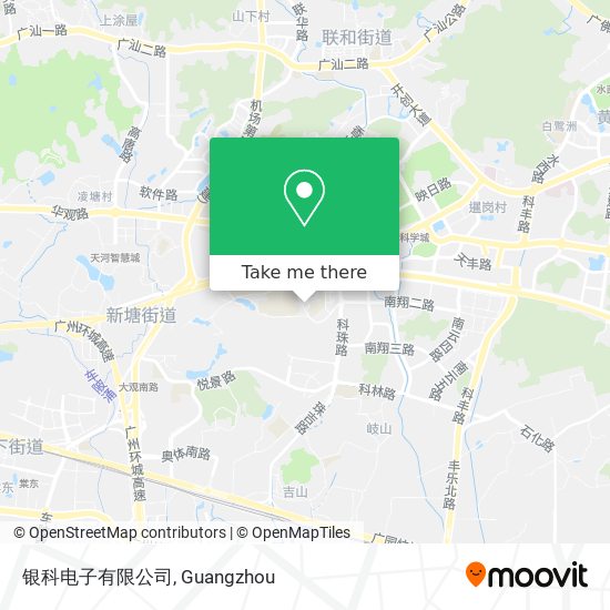 银科电子有限公司 map