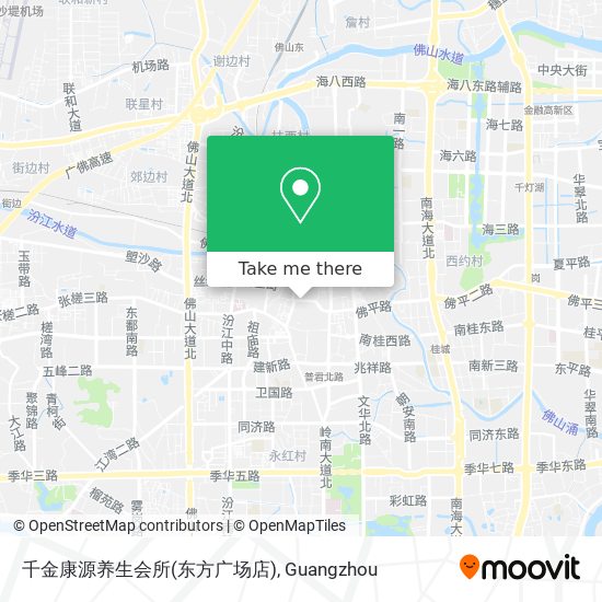 千金康源养生会所(东方广场店) map