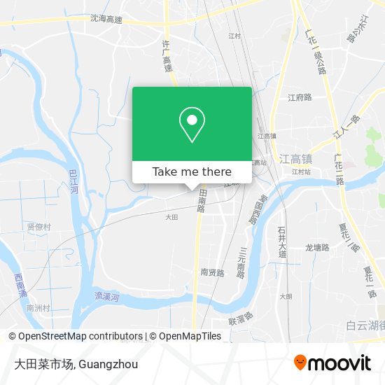 大田菜市场 map