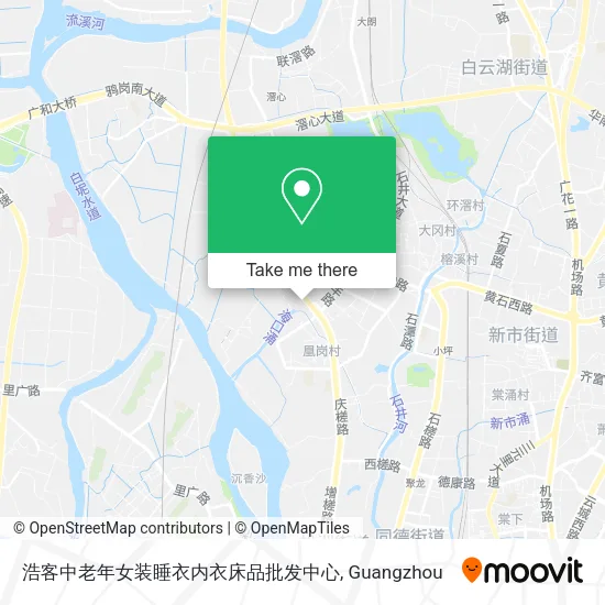 浩客中老年女装睡衣内衣床品批发中心 map