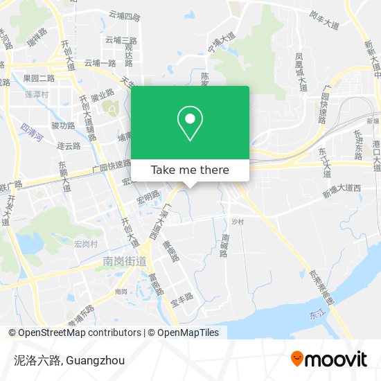 泥洛六路 map