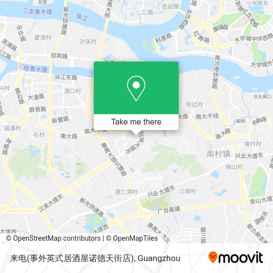 来电(事外英式居酒屋诺德天街店) map