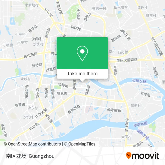 南区花场 map