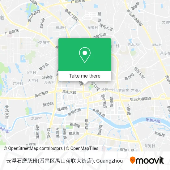 云浮石磨肠粉(番禺区禺山侨联大街店) map