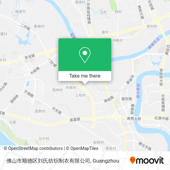 佛山市顺德区刘氏纺织制衣有限公司 map