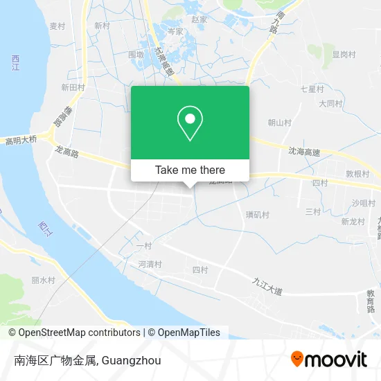 南海区广物金属 map