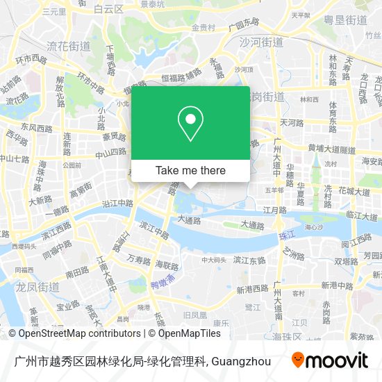 广州市越秀区园林绿化局-绿化管理科 map