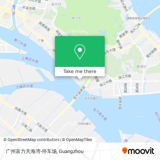 广州富力天海湾-停车场 map