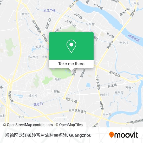 顺德区龙江镇沙富村农村幸福院 map