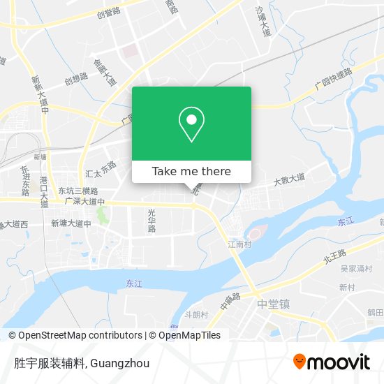 胜宇服装辅料 map
