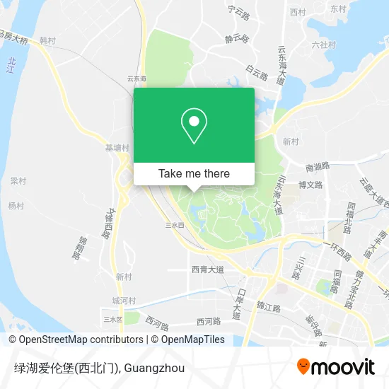 绿湖爱伦堡(西北门) map
