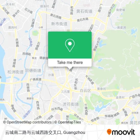 云城南二路与云城西路交叉口 map
