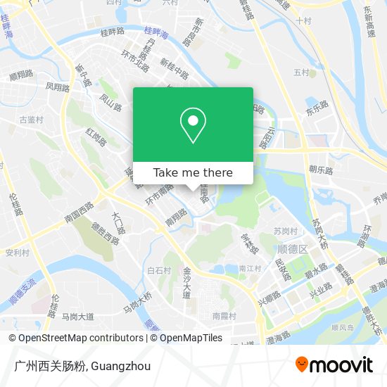 广州西关肠粉 map