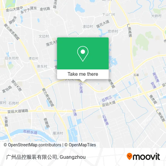 广州品控服装有限公司 map