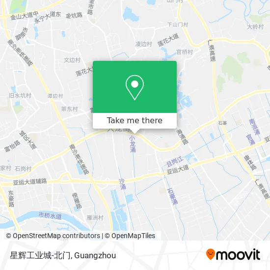 星辉工业城-北门 map