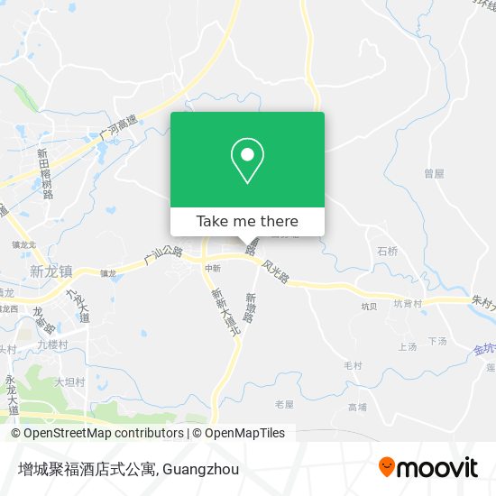 增城聚福酒店式公寓 map