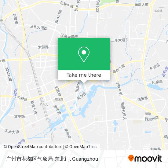 广州市花都区气象局-东北门 map
