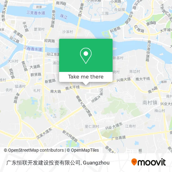 广东恒联开发建设投资有限公司 map