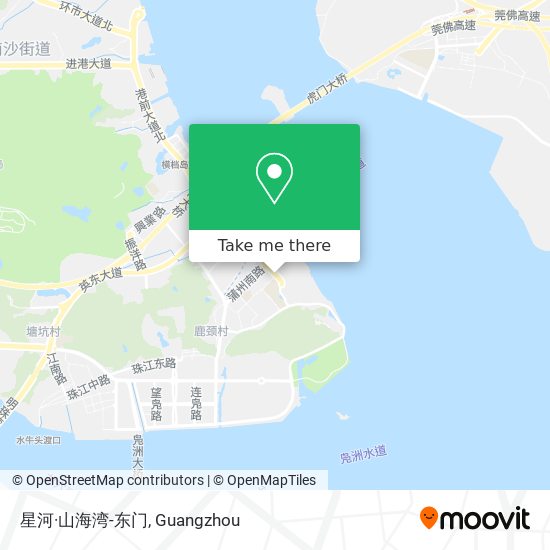 星河·山海湾-东门 map