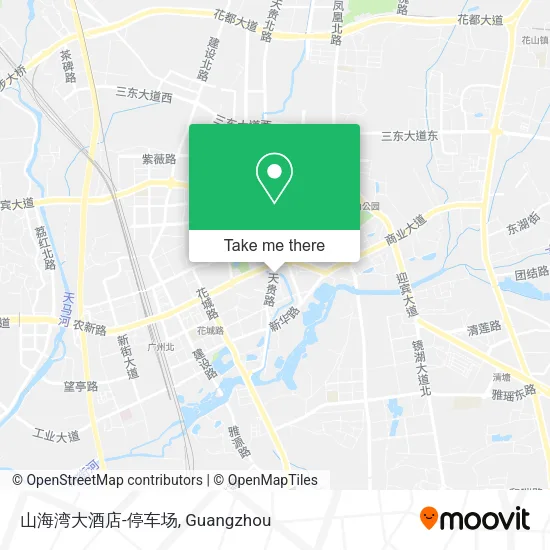山海湾大酒店-停车场 map