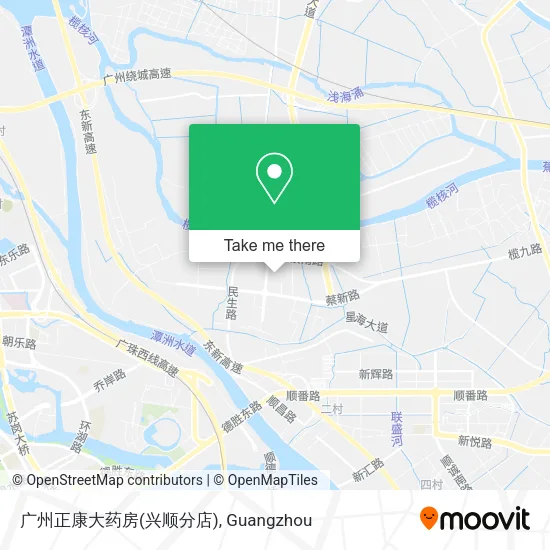 广州正康大药房(兴顺分店) map