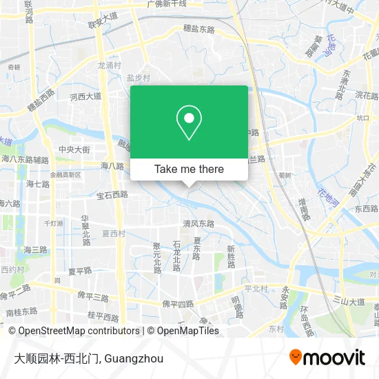 大顺园林-西北门 map