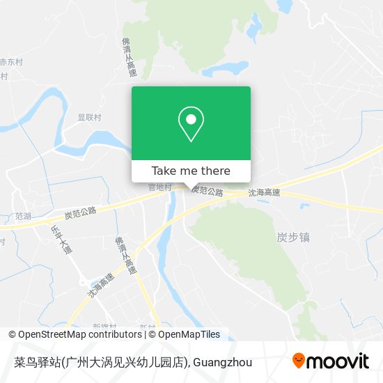 菜鸟驿站(广州大涡见兴幼儿园店) map