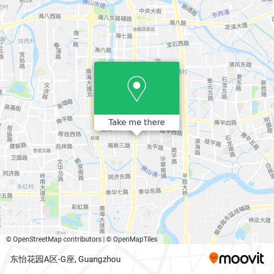 东怡花园A区-G座 map