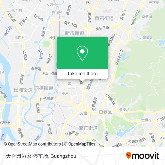 天合园酒家-停车场 map