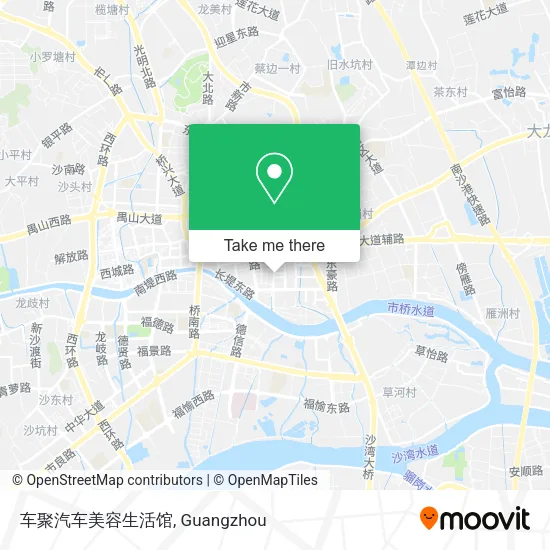 车聚汽车美容生活馆 map