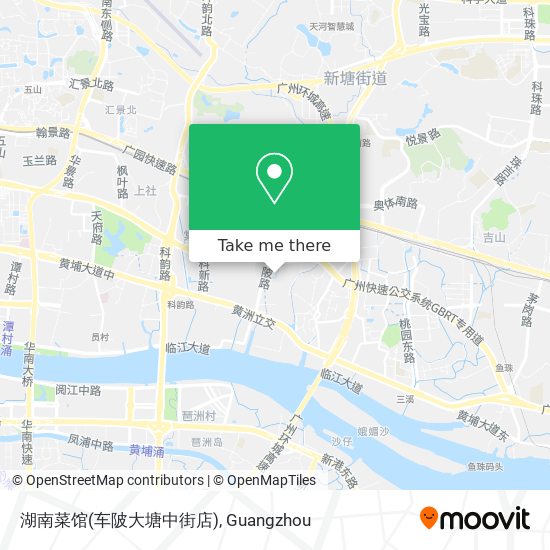 湖南菜馆(车陂大塘中街店) map