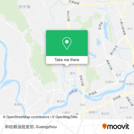 和桂粮油批发部 map