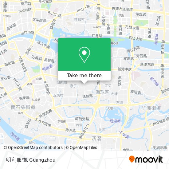 明利服饰 map