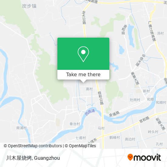 川木屋烧烤 map