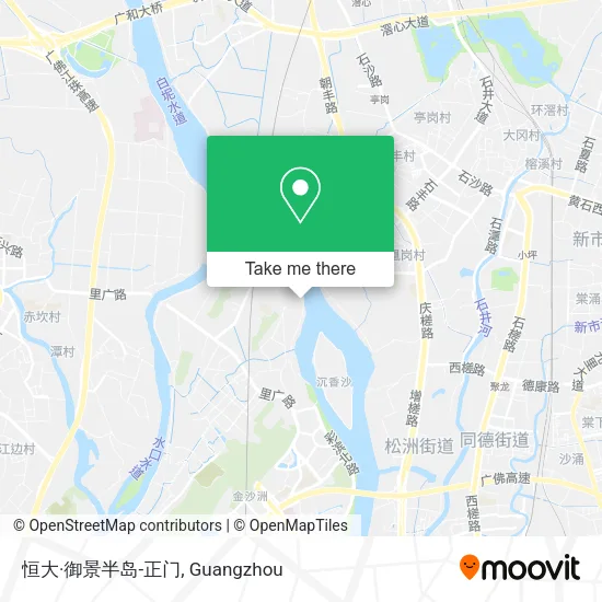 恒大·御景半岛-正门 map