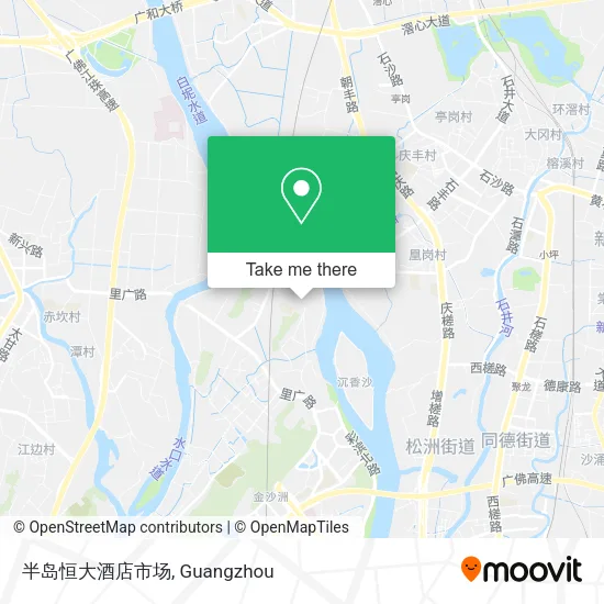 半岛恒大酒店市场 map