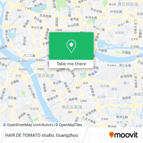 HAIR DE TOMATO studio map