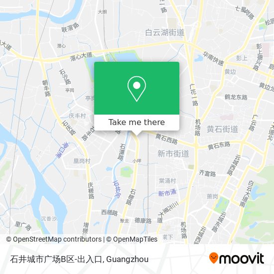 石井城市广场B区-出入口 map