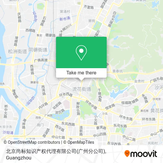 北京尚标知识产权代理有限公司(广州分公司) map