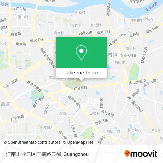 江南工业二区三横路二街 map