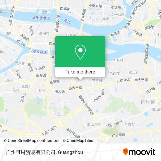 广州可琳贸易有限公司 map