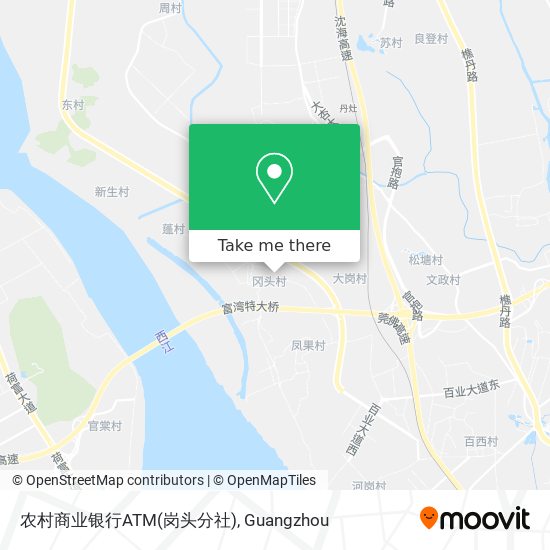 农村商业银行ATM(岗头分社) map