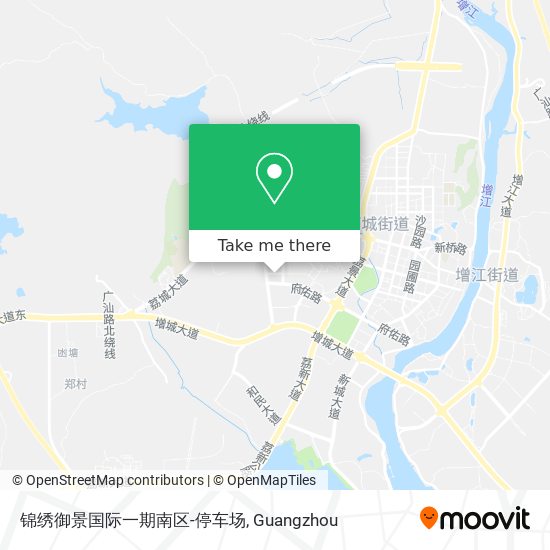 锦绣御景国际一期南区-停车场 map