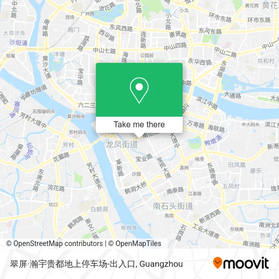 翠屏·瀚宇贵都地上停车场-出入口 map