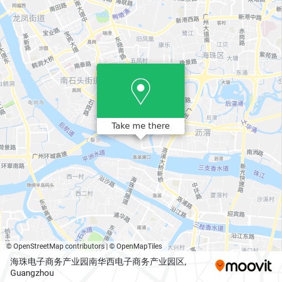 海珠电子商务产业园南华西电子商务产业园区 map